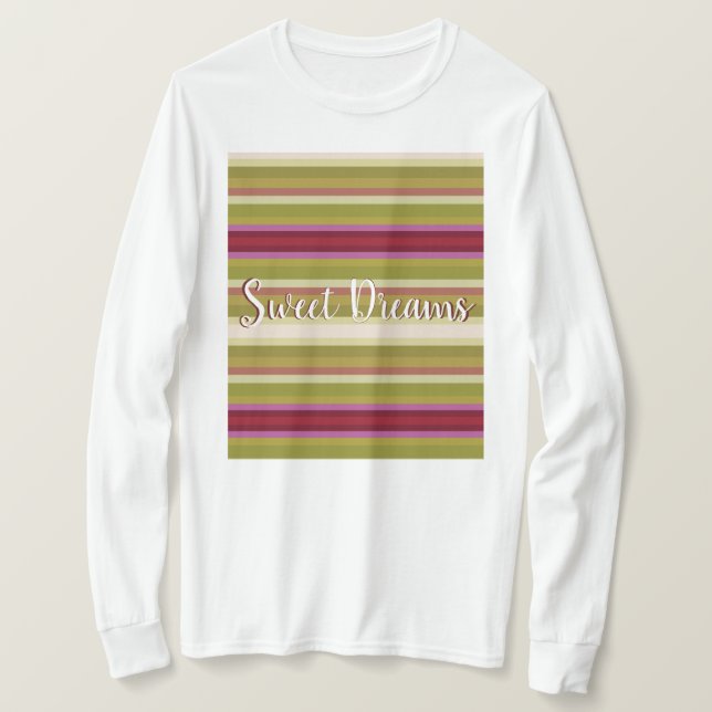 En mönstrad överkant t shirt (Design framsida)