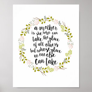 En mor är allt citationstecknet poster