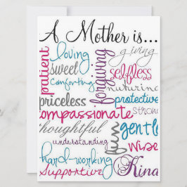 En Mor är.. Julkort