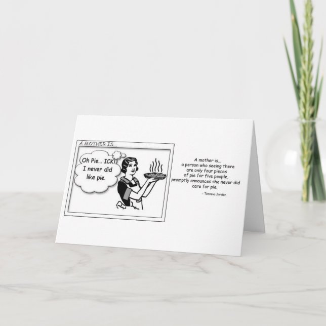 En mor är… kort (Framsida)