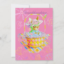 En mordotters Personlig Påsk-kort. Tack Kort