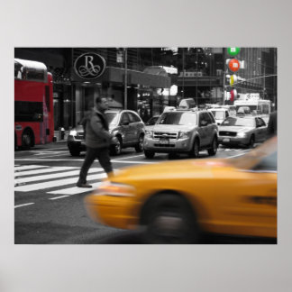 En morgon i New York Poster