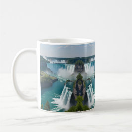 "En morgon med en vy - Niagara Falls" Kaffemugg