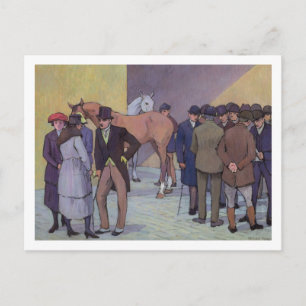 En morgon på Tattersall's (olja på canvas) Vykort