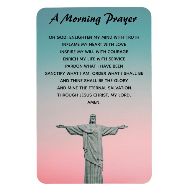 En morgon Prayer Magnet (Vertikal)
