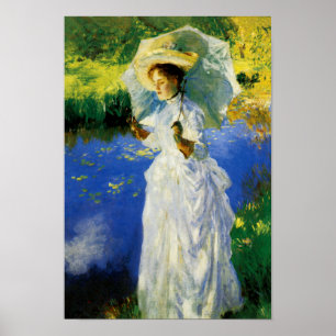 En morgonpromenad poster