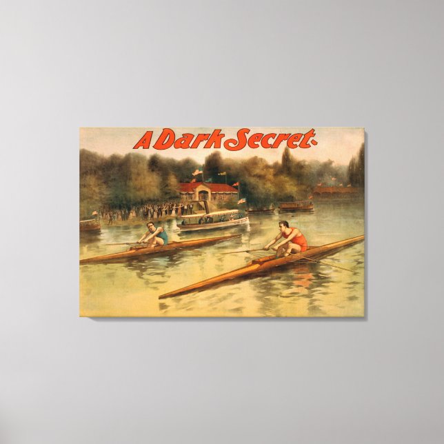 En Mörk Hemlig teatralisk Poster Canvastryck (Framsida)