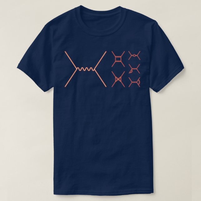 En mörkare skugga av Feynman T Shirt (Design framsida)