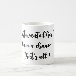 En mors hopp i varje klunk kaffemugg