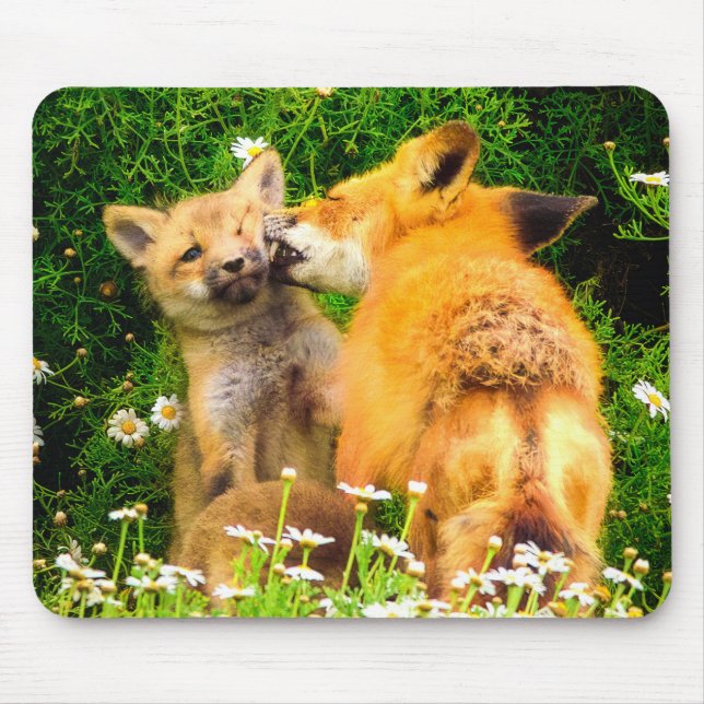 En mors kyss Vilda Natur Art Print Musmatta (Framsidan)