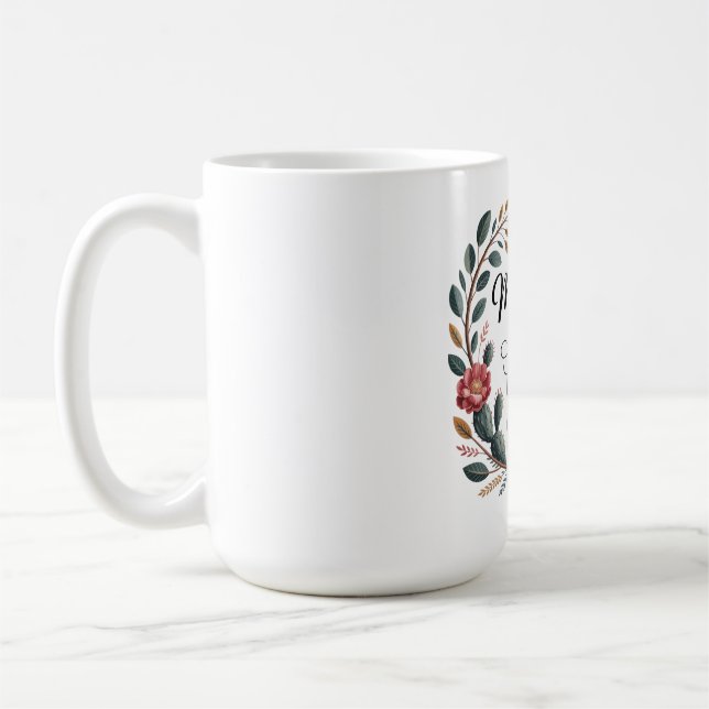 En mors omsorg läker trasiga andar kaffemugg (Vänster)