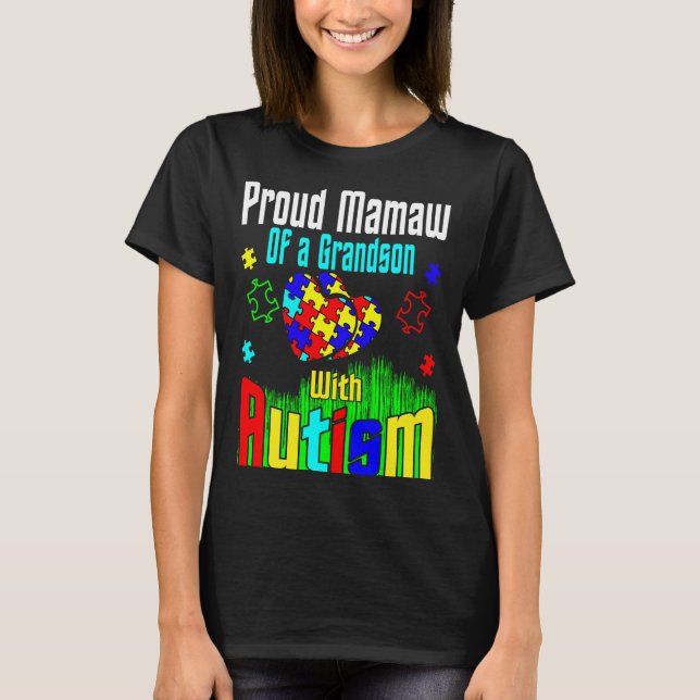 En morson med Autism T Shirt (Framsida)