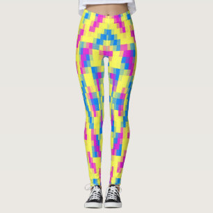 En mosaic mönster "Ratti_Kreativ_Arts" Leggings