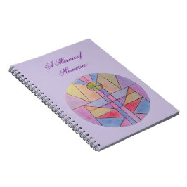 En mosaik av minnesjournal anteckningsbok