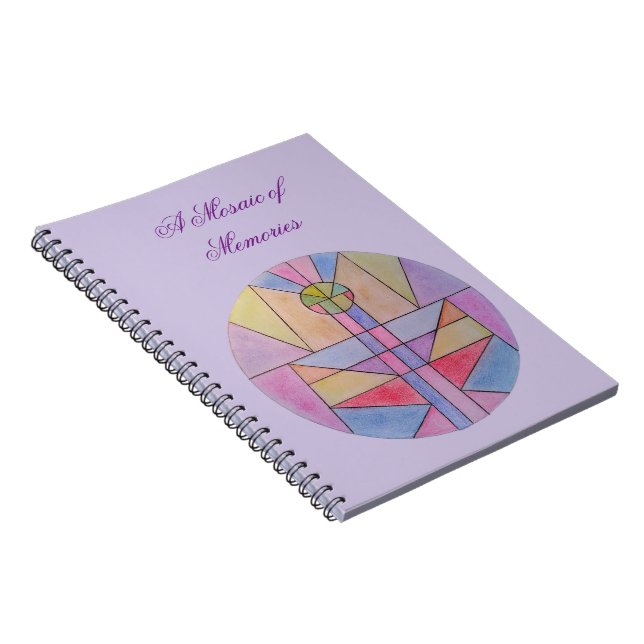 En mosaik av minnesjournal anteckningsbok  (Högra Sidan)