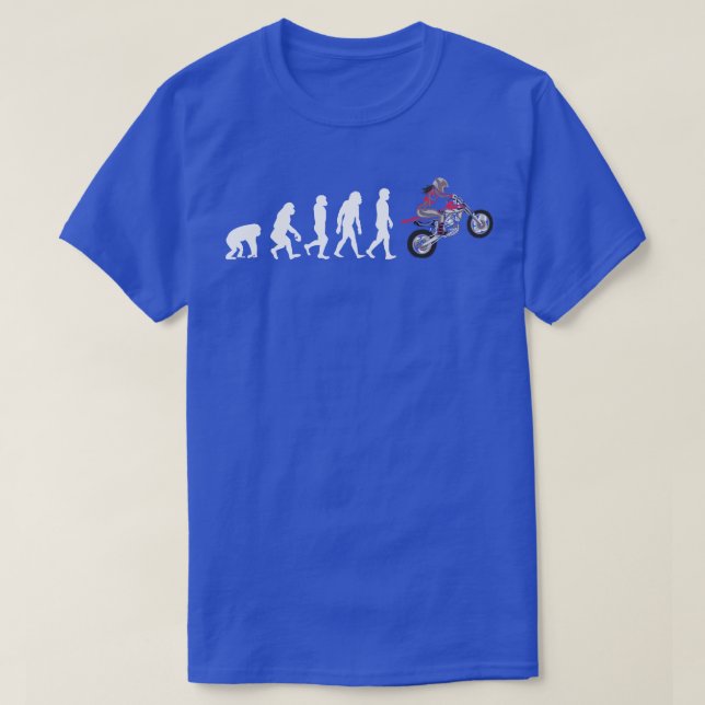 En motocross-flickas utveckling t shirt (Design framsida)