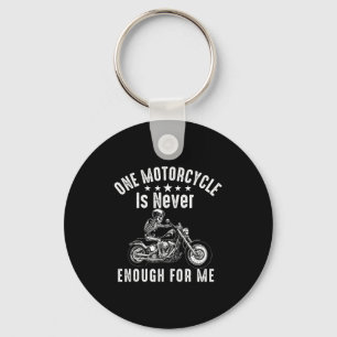 En motorcykel är tillräckligt rolig motorcyklist nyckelring