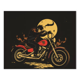 en motorcykelaffisch perfect poster