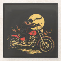 en motorcykelglasunderlägg