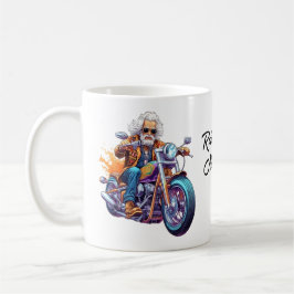 En motorcykelresa kaffemugg