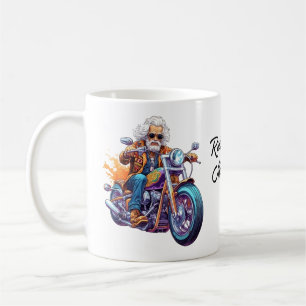 En motorcykelresa kaffemugg