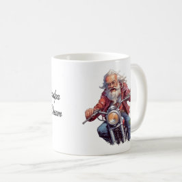 En motorcykelresa kaffemugg