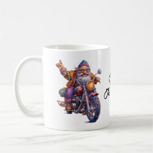 En motorcykelresa kaffemugg