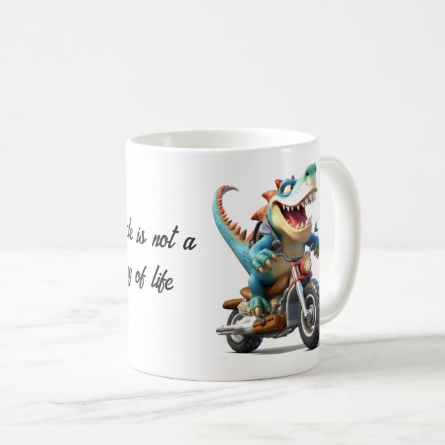 En motorcykelresa kaffemugg (Framsida höger)