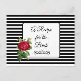 En mottagare för receptkortet Bride Bröllop Vykort
