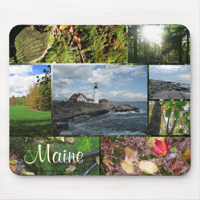 En Mousepad Collage Musmatta (Framsidan)