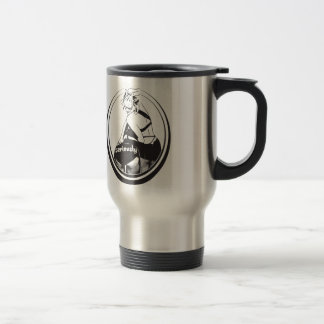 En mugg! allvarligt läger för drink! resemugg