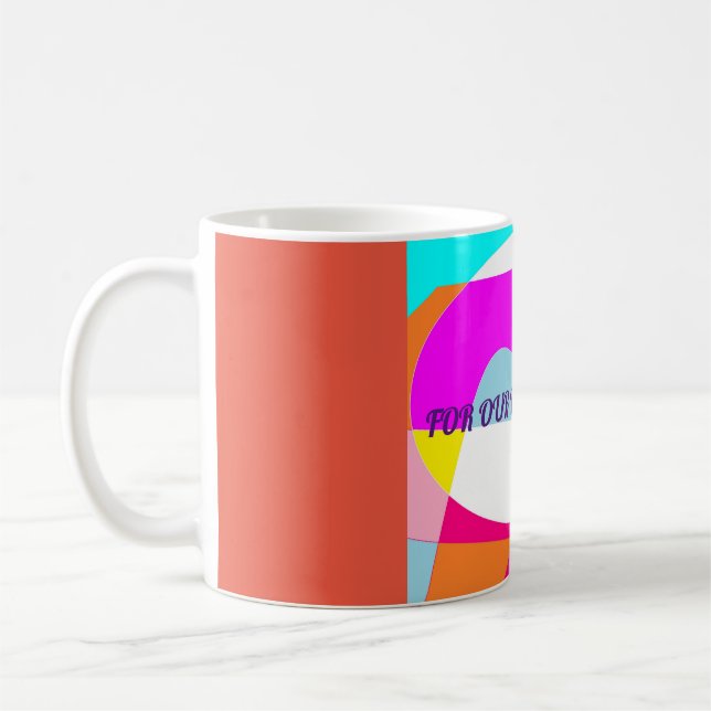 En mugg-drickande för Kate-färgad med blandad utfo Kaffemugg (Vänster)