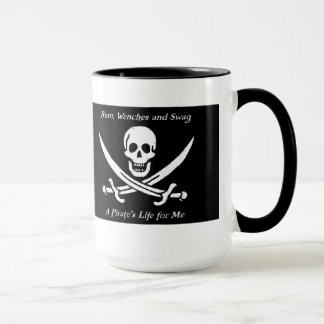 En mugg för ringer för piratlivsvart