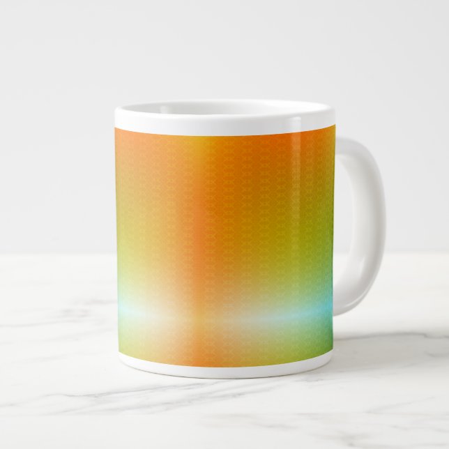En mugg med en färgrik gradientdesign  jumbo mugg (Framsida höger)