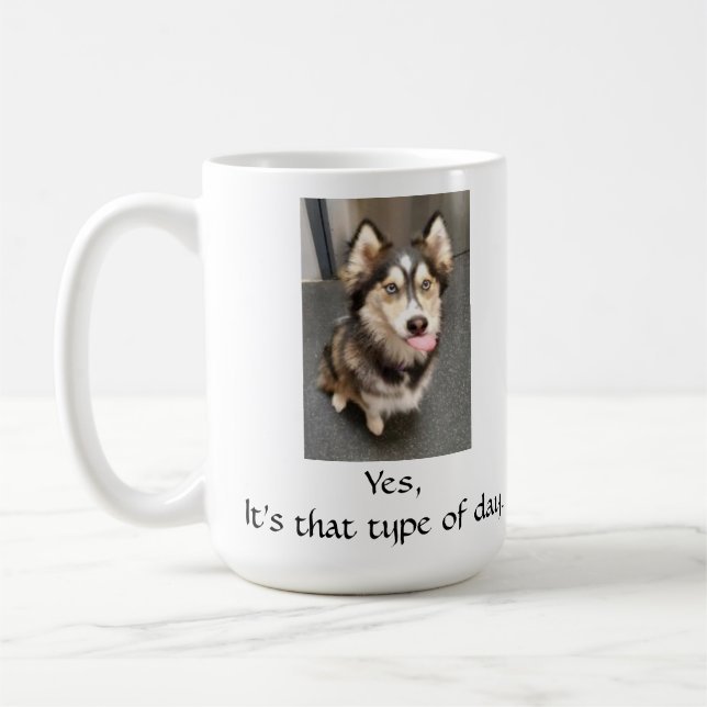 En mugg när du behöver det. (Vänster)