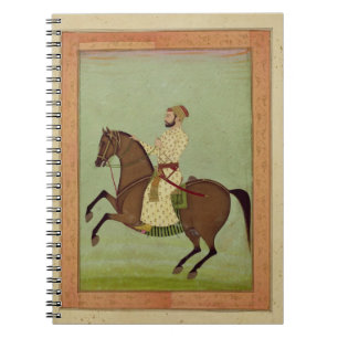 En Mughal adelsman på hästrygg, c.1790, från Anteckningsbok
