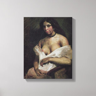 En mulattkvinna, c.1821-24 canvastryck