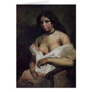 En mulattkvinna, c.1821-24 hälsningskort