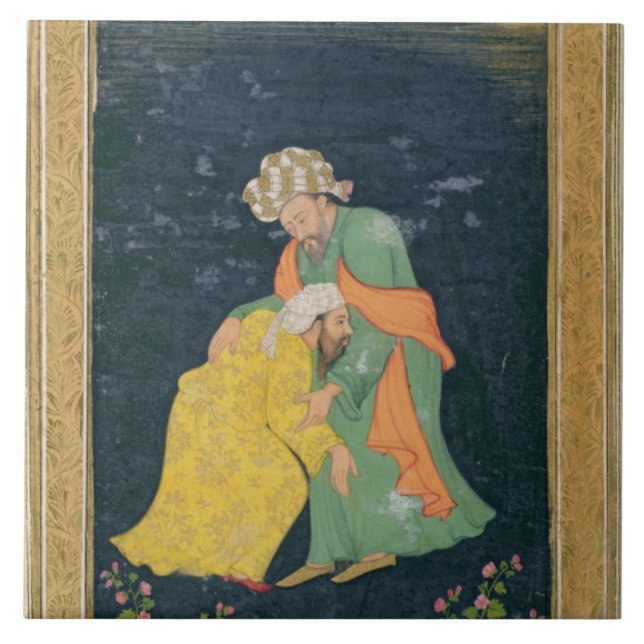 En Mullahstråkföring besegrar till en man i den Kakelplatta (Framsidan)