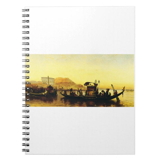 En mummy på Nilen av Frederick Arthur Anteckningsbok (Framsidan)