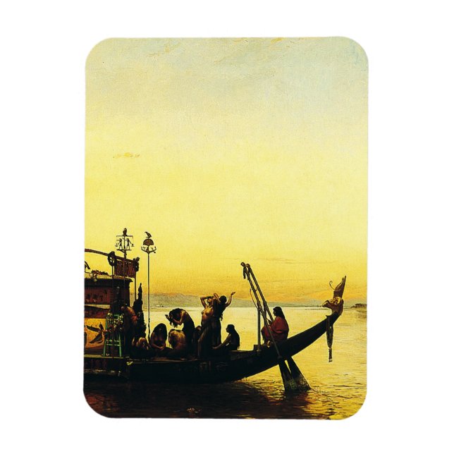 En mummy på Nilen av Frederick Arthur Magnet (Vertikal)