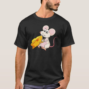 En mus som äter ost t shirt