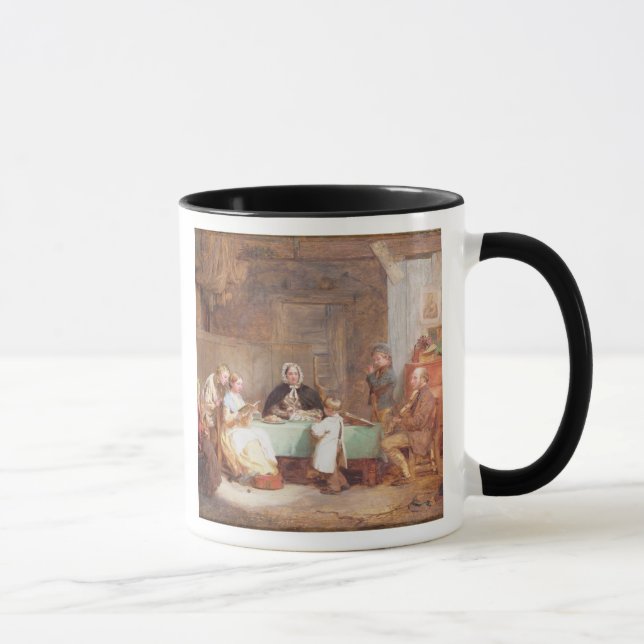 En musikalisk afton (olja på kanfas) 2 mugg (Höger)