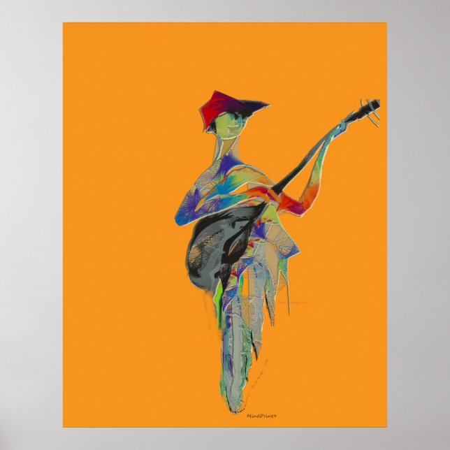 En musikalisk intryck poster (Framsidan)
