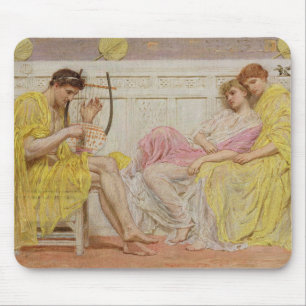 En musiker, c.1867 (olja på kanfas) musmatta