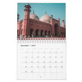 En muslimsk muslimsk mur i moskévärlden kalender