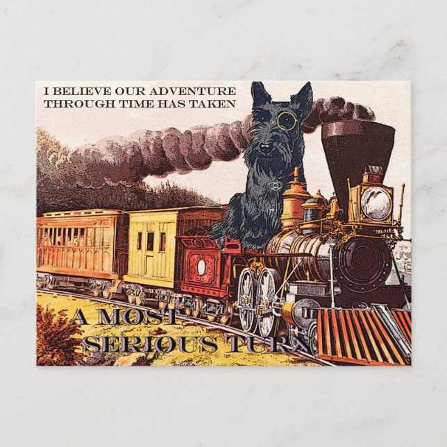 "En mycket allvarlig vändning" Vykort (Framsida)