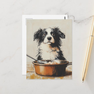 En Mycket Bra Hund Lämnar Maten Ifred Vykort
