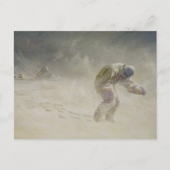 En mycket chevaleresk gentleman, 1913 vykort (Framsida)