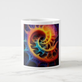 En Mycket Förvirrad Mandelbrot-uppsättning Jumbo Mugg
